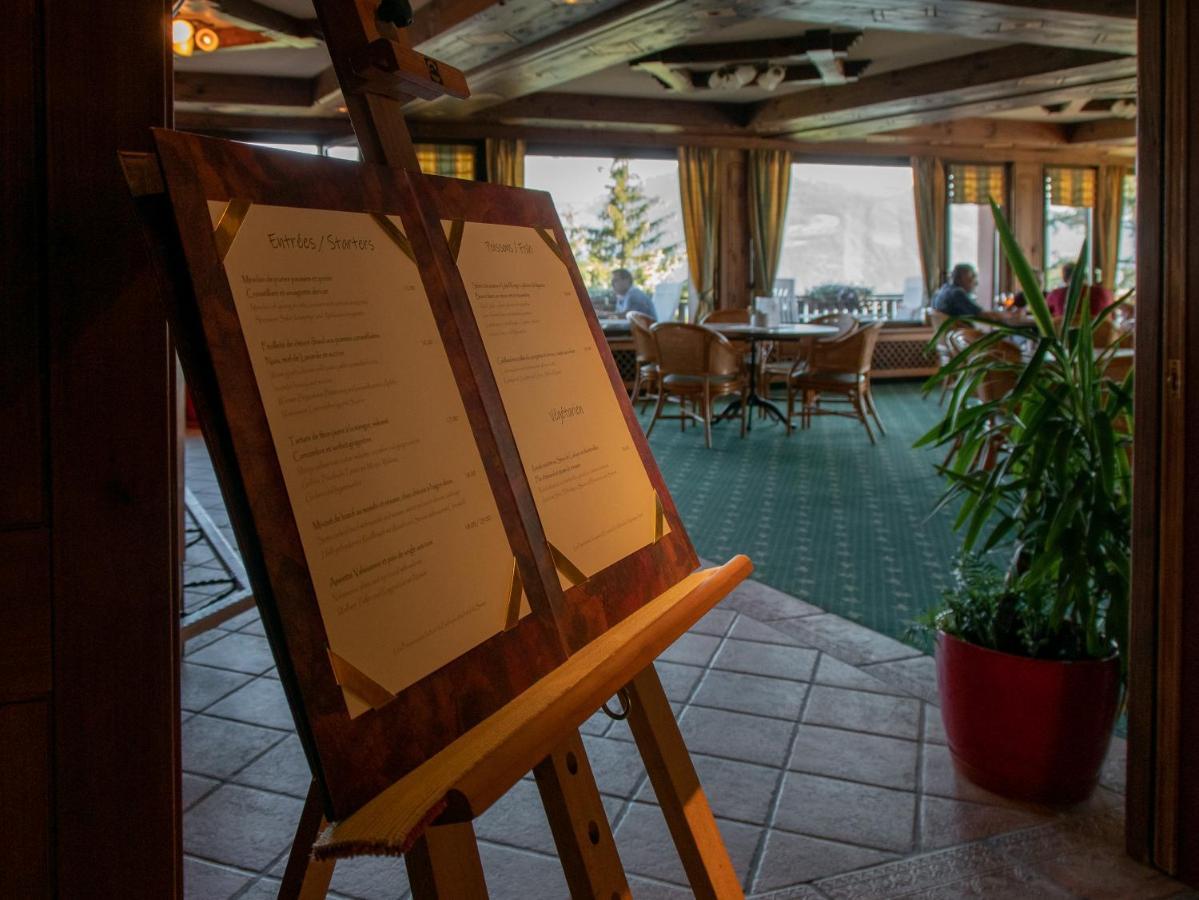 Hotel-Restaurant Le Mont Paisible, Кран-Монтана Екстер'єр фото